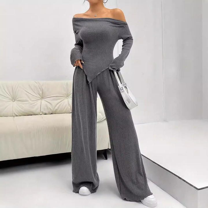Damer trendig jumpsuit med off-shoulder-design Eva Jonsson-Eva Jonsson