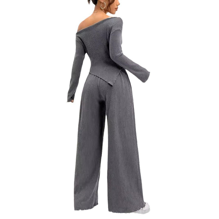 Damer trendig jumpsuit med off-shoulder-design Eva Jonsson-Eva Jonsson