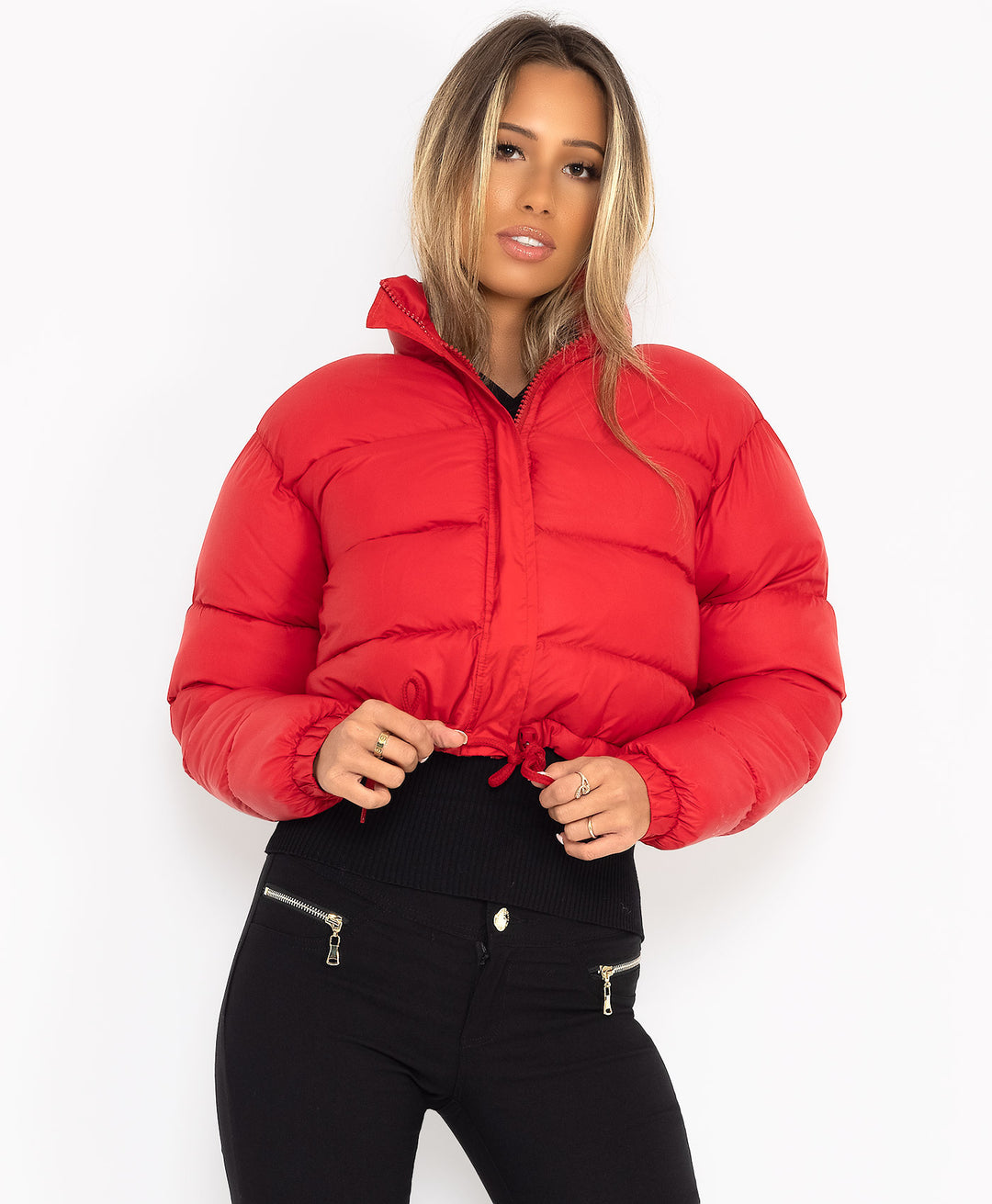 Damer trendig kort quiltad jacka Mirla-Eva Jonsson
