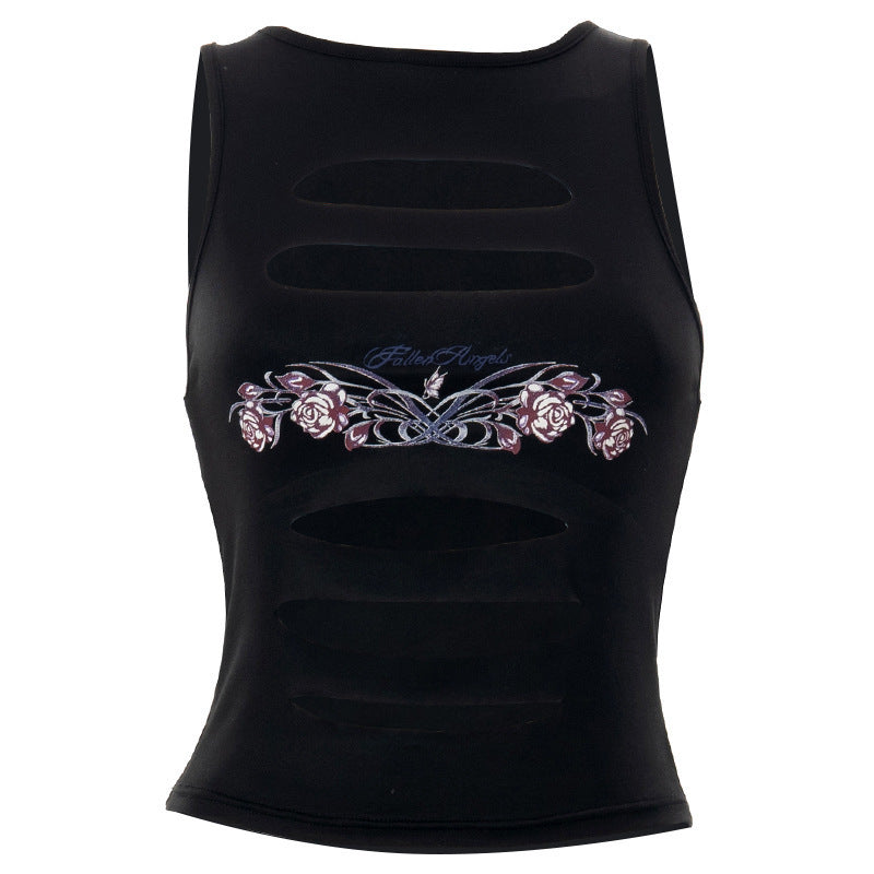Damer trendigt Cut-out Crop Top Mirla-Eva Jonsson