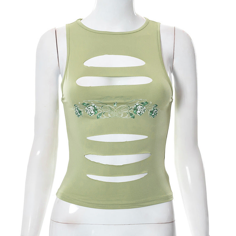 Damer trendigt Cut-out Crop Top Mirla-Eva Jonsson