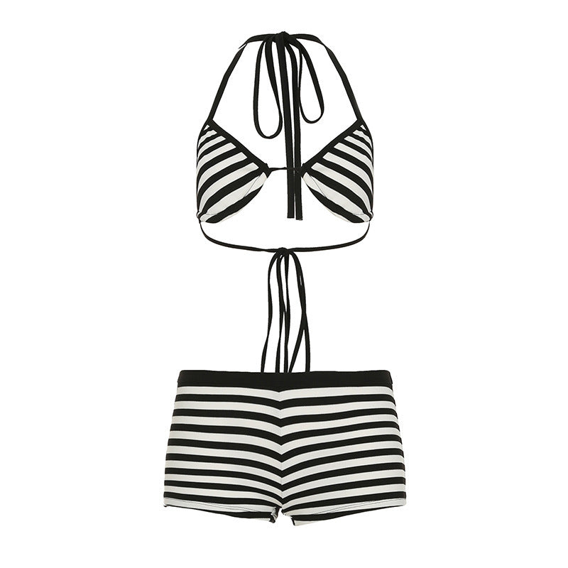 Damer trendigt bikini-set med djupare utskärning och justerbara axelremmar Mirla-Eva Jonsson