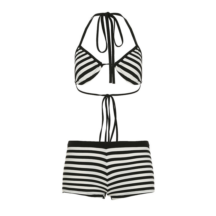 Damer trendigt bikini-set med djupare utskärning och justerbara axelremmar Mirla-Eva Jonsson