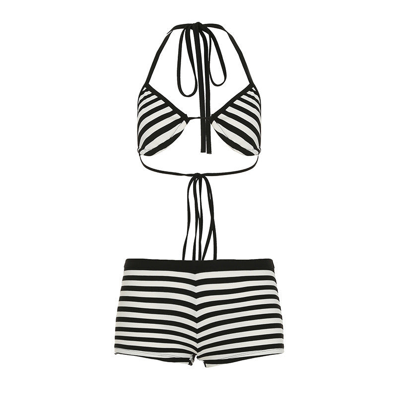 Damer trendigt bikini-set med djupare utskärning och justerbara axelremmar Mirla-Eva Jonsson