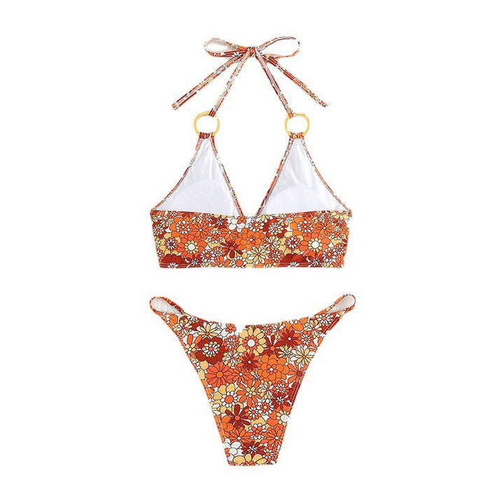 Damer triangel-bikini med smyckedetaljer och justerbara axelband Mirla-Eva Jonsson
