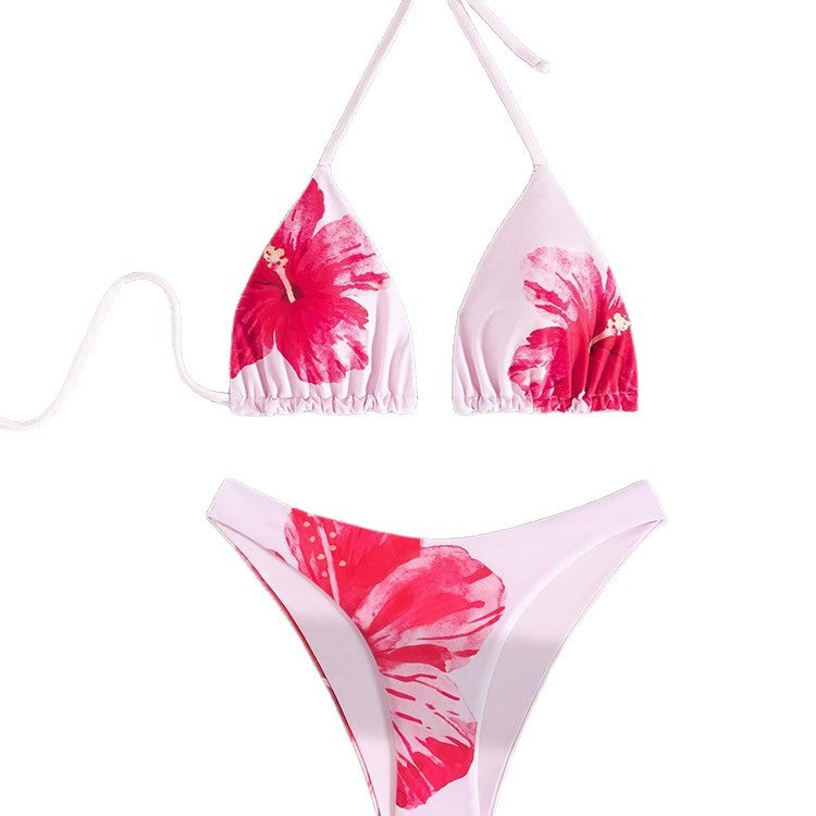 Damer triangelbikini med blommönster och justerbara axelband Mirla 1778118212-Eva Jonsson