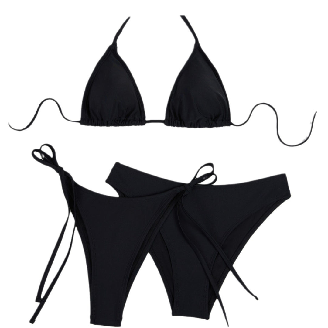 Damer triangulärt bikini med justerbara band och hög skärning Mirla-Eva Jonsson