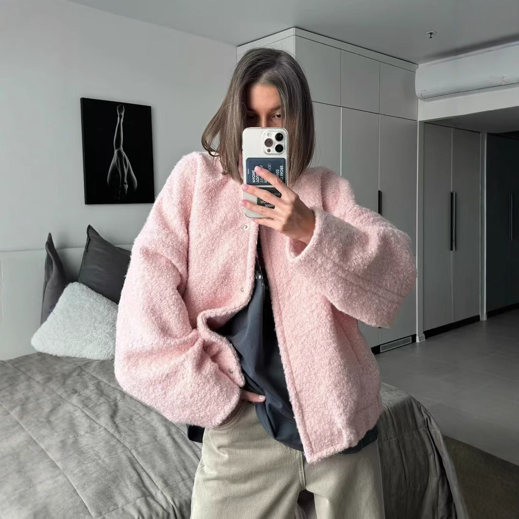 Damer ulljacka i modern teddy-stil Eva Jonsson-Eva Jonsson