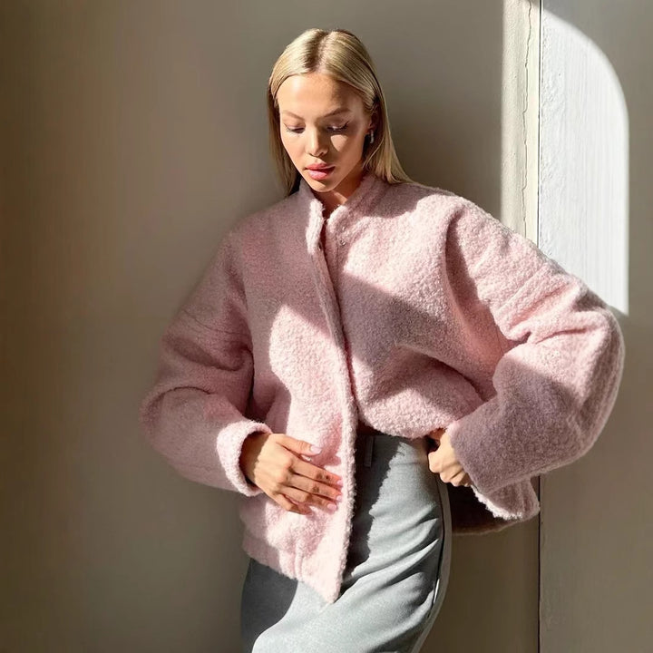 Damer ulljacka i modern teddy-stil Eva Jonsson-Eva Jonsson