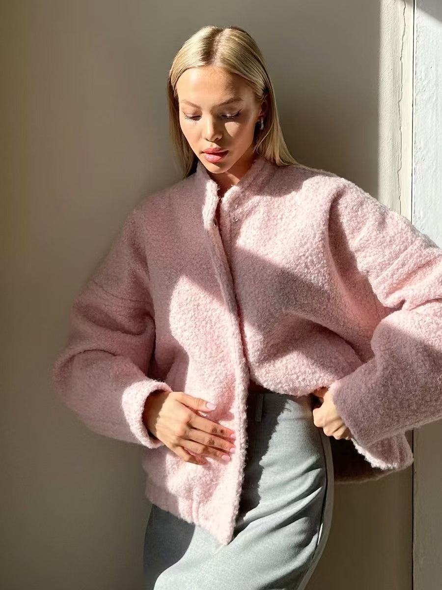 Damer ulljacka i modern teddy-stil Eva Jonsson-Eva Jonsson