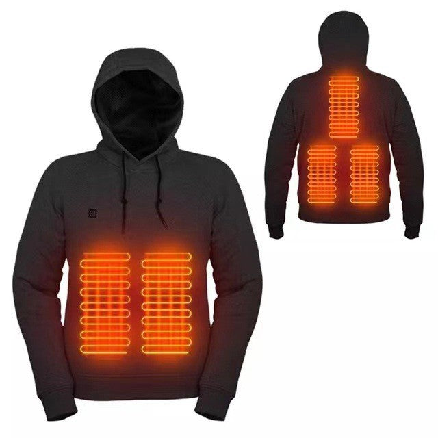 Damer uppvärmda hoodie Mirla-Eva Jonsson