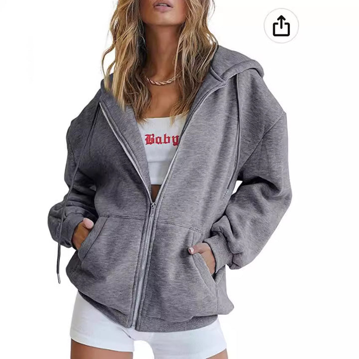 Damer urban oversized sweatshirtjacka Mirla-Eva Jonsson