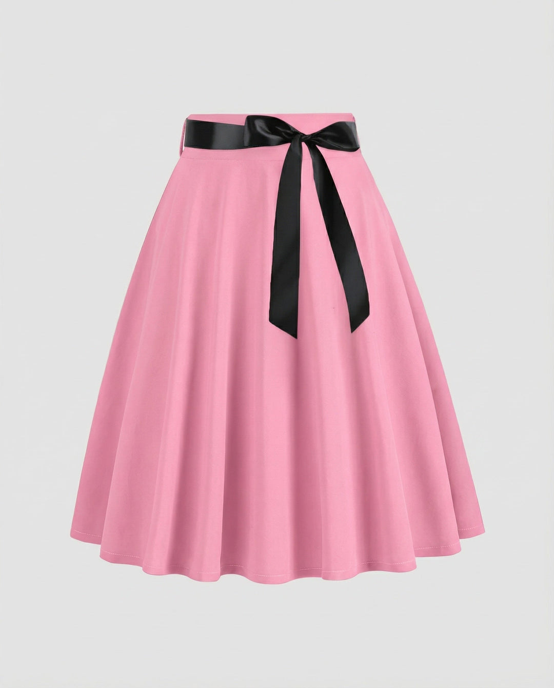 Damer utsvängd cirkelskirt med sløyfe-Eva Jonsson