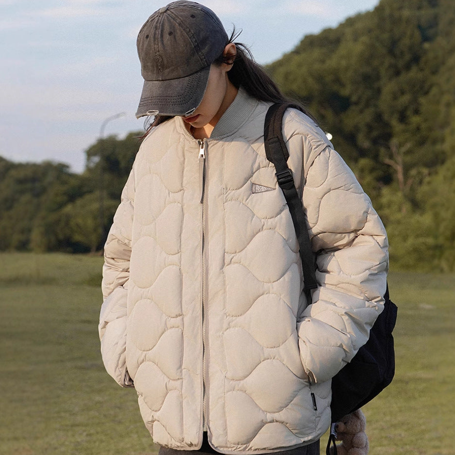 Damer vadderad fritidsjacka med quiltat mönster och praktiska fickor Mirla-Eva Jonsson