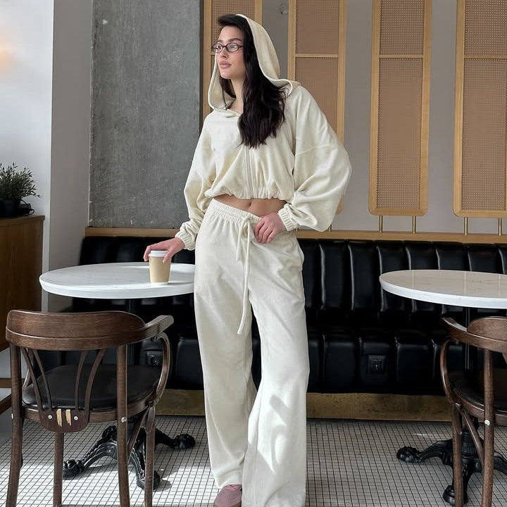 Damer välbefinnande jumpsuit med praktiska fickor och genomgående dragkedja Mirla-Eva Jonsson
