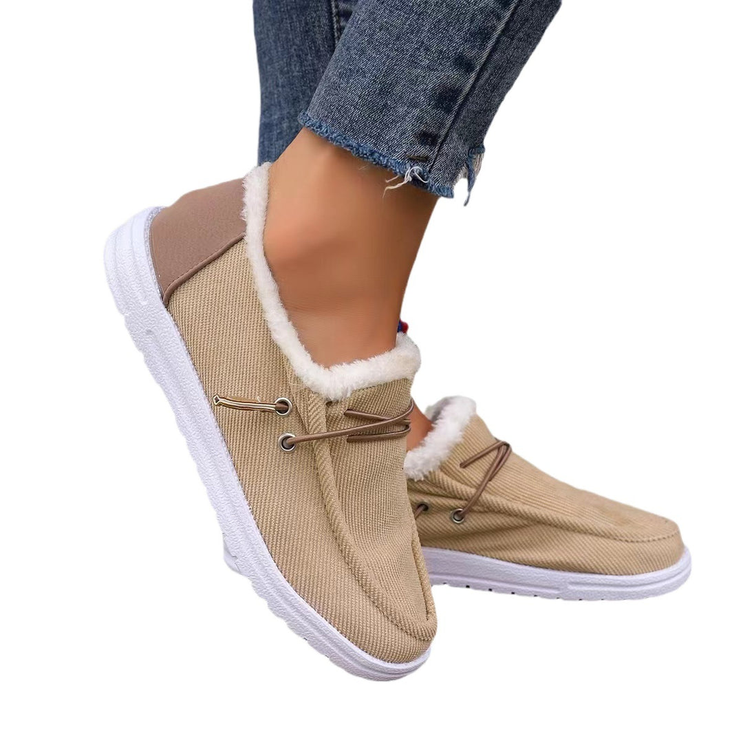 Damer varma och bekväma tofflor med foder och halkfri sula Eva Jonsson-Eva Jonsson