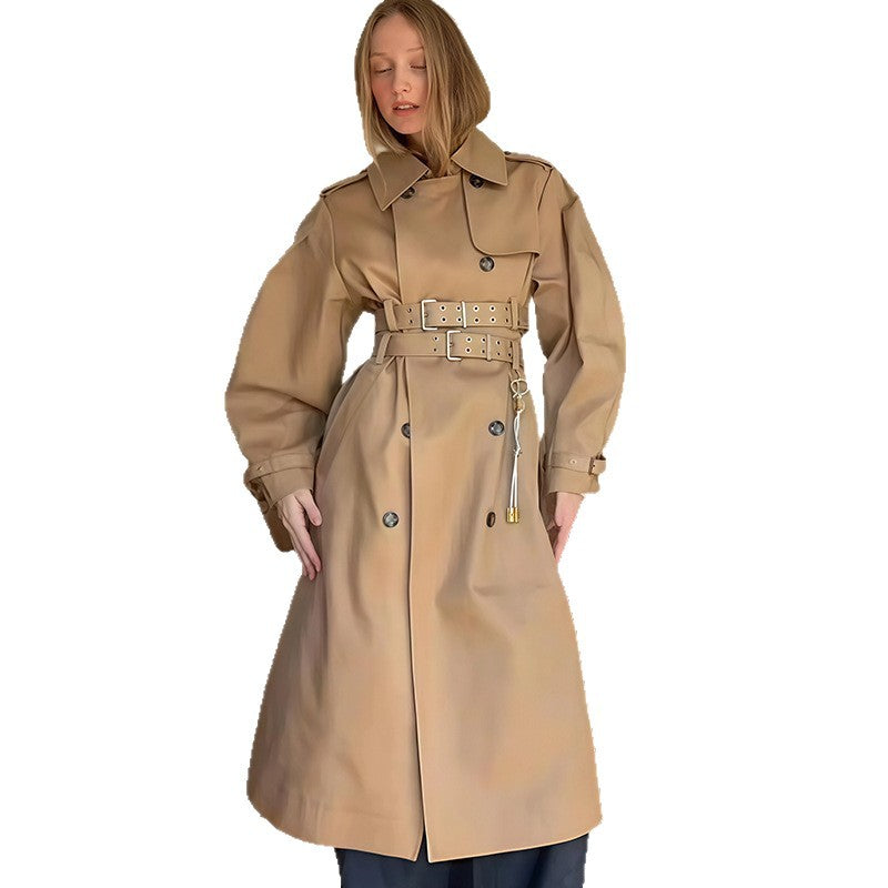Damer vattenavvisande trenchcoat med midjebälte Mirla-Eva Jonsson