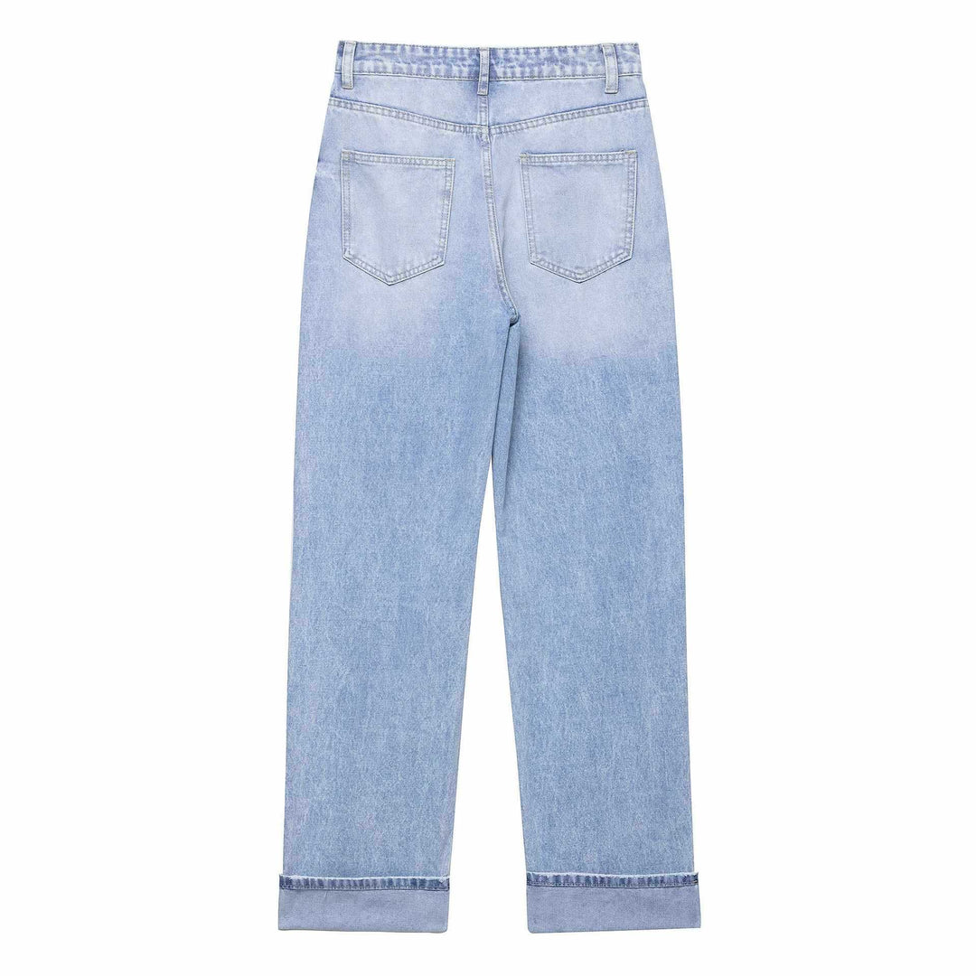 Damer vid High-Waist Jeans Eva Jonsson-Eva Jonsson