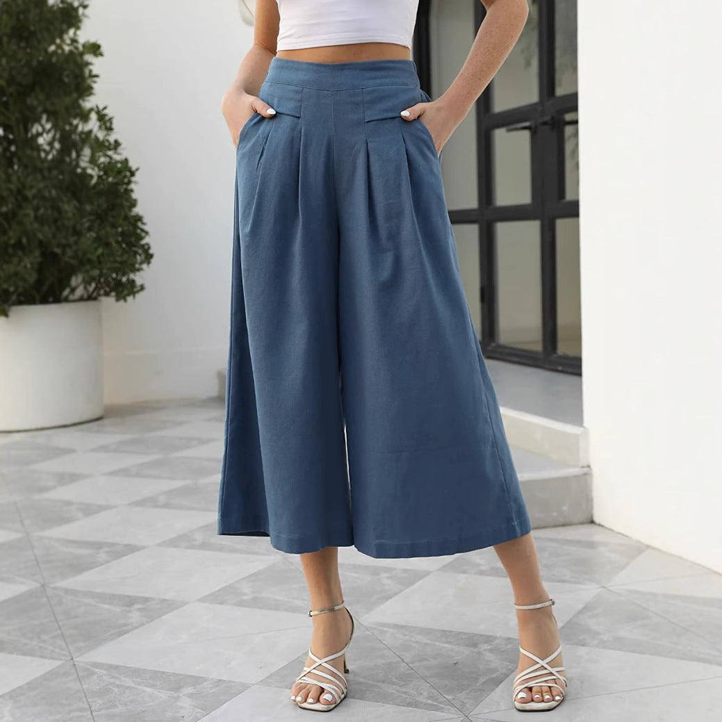 Damer vid avskuren culotte med elegant snitt Mirla-Eva Jonsson