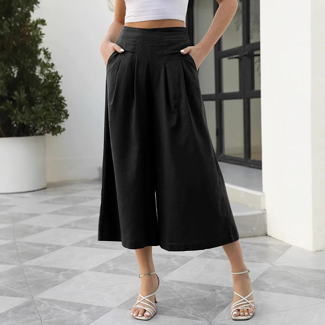 Damer vid avskuren culotte med elegant snitt Mirla-Eva Jonsson