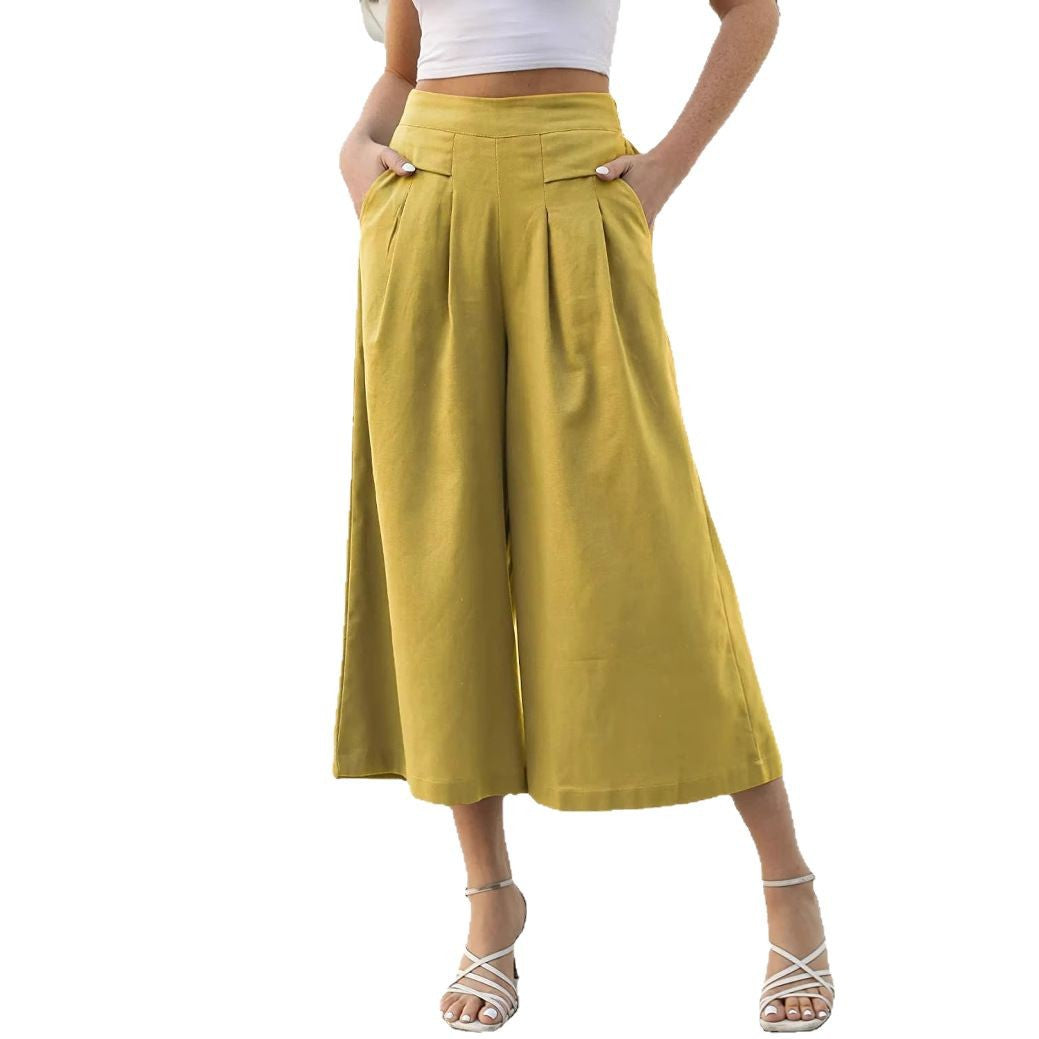 Damer vid avskuren culotte med elegant snitt Mirla-Eva Jonsson