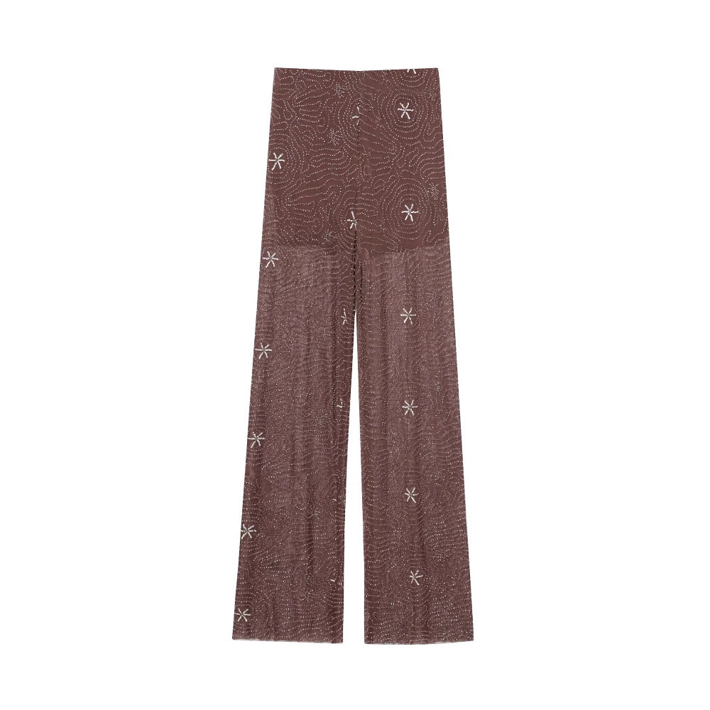 Damer vida Palazzo-byxor med elegant broderidesign Mirla-Eva Jonsson