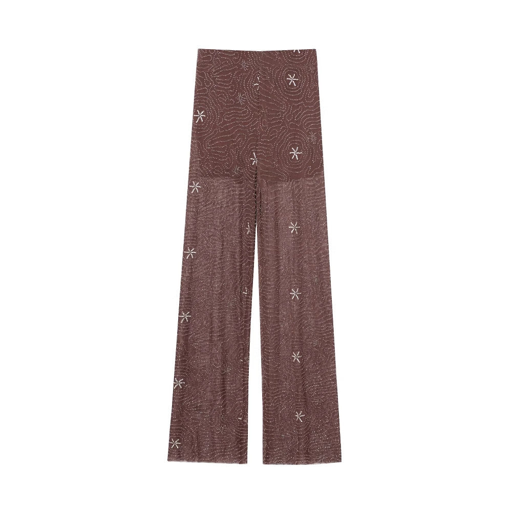Damer vida Palazzo-byxor med elegant broderidesign Mirla-Eva Jonsson