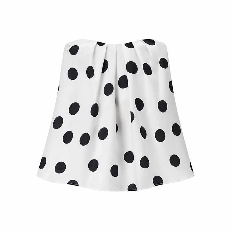 Damer vida Palazzo-byxor med polka Dots design Mirla-Eva Jonsson