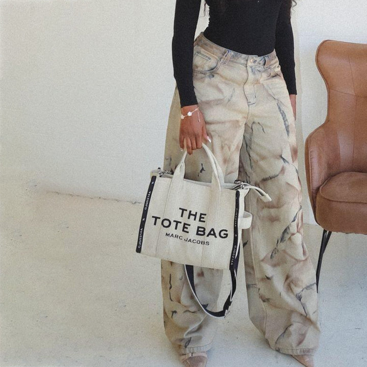 Damer vida högmidjade jeans Mirla-Eva Jonsson