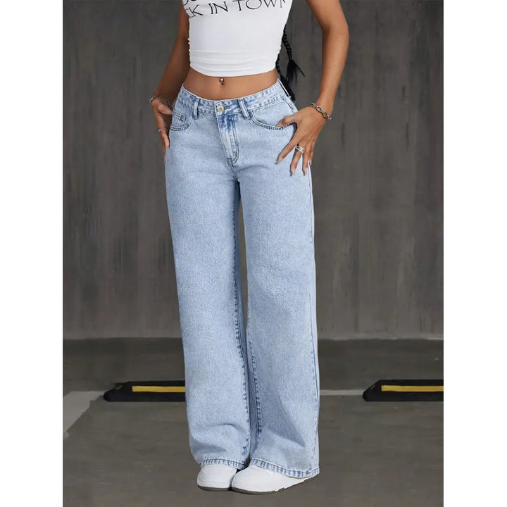 Damer vida jeans i vintage-stil Mirla-Eva Jonsson