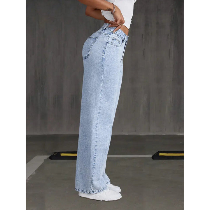 Damer vida jeans i vintage-stil Mirla-Eva Jonsson