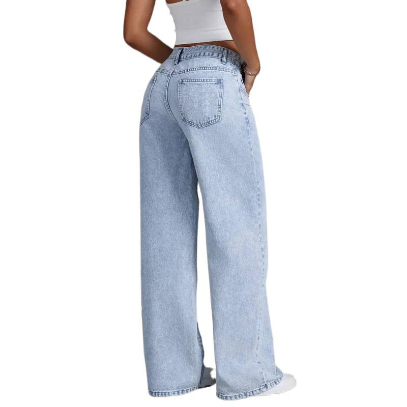 Damer vida jeans i vintage-stil Mirla-Eva Jonsson