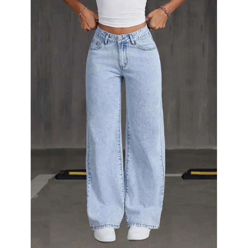 Damer vida jeans i vintage-stil Mirla-Eva Jonsson