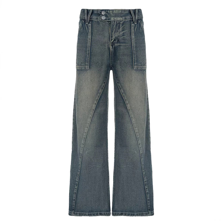 Damer vida jeans med avslappnad passform och unik design Mirla-Eva Jonsson