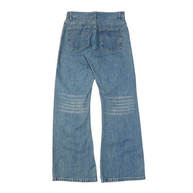 Damer vida jeans med utstickande design Mirla-Eva Jonsson