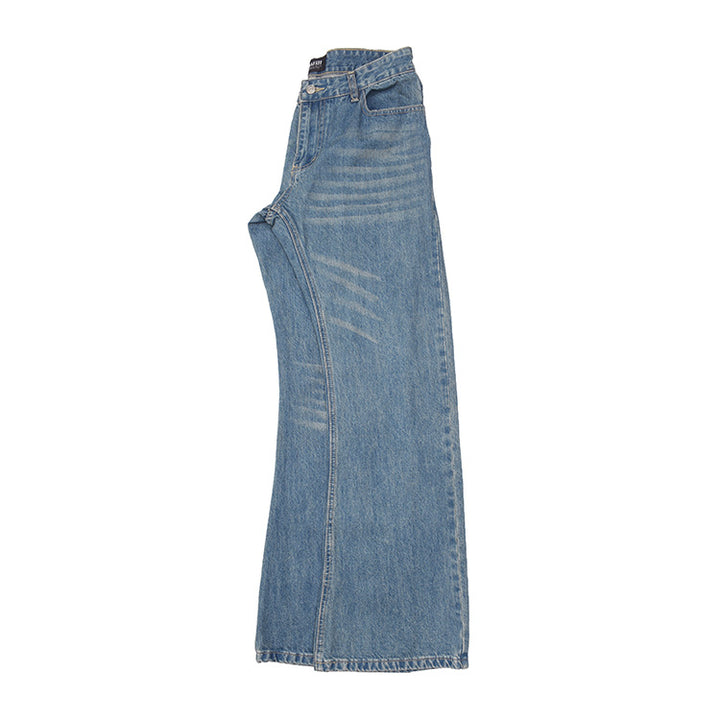 Damer vida jeans med utstickande design Mirla-Eva Jonsson