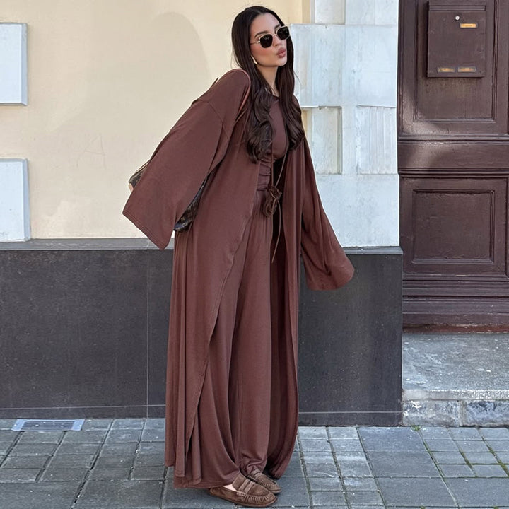 Damer vidare skuren jumpsuit-set med avslappnade ärmar Mirla-Eva Jonsson