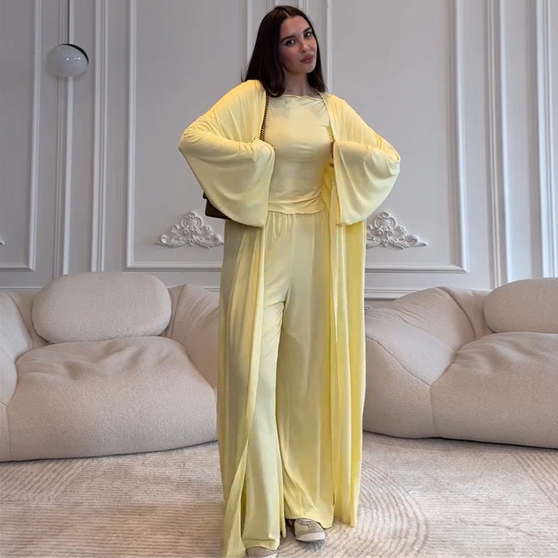 Damer vidare skuren jumpsuit-set med avslappnade ärmar Mirla-Eva Jonsson