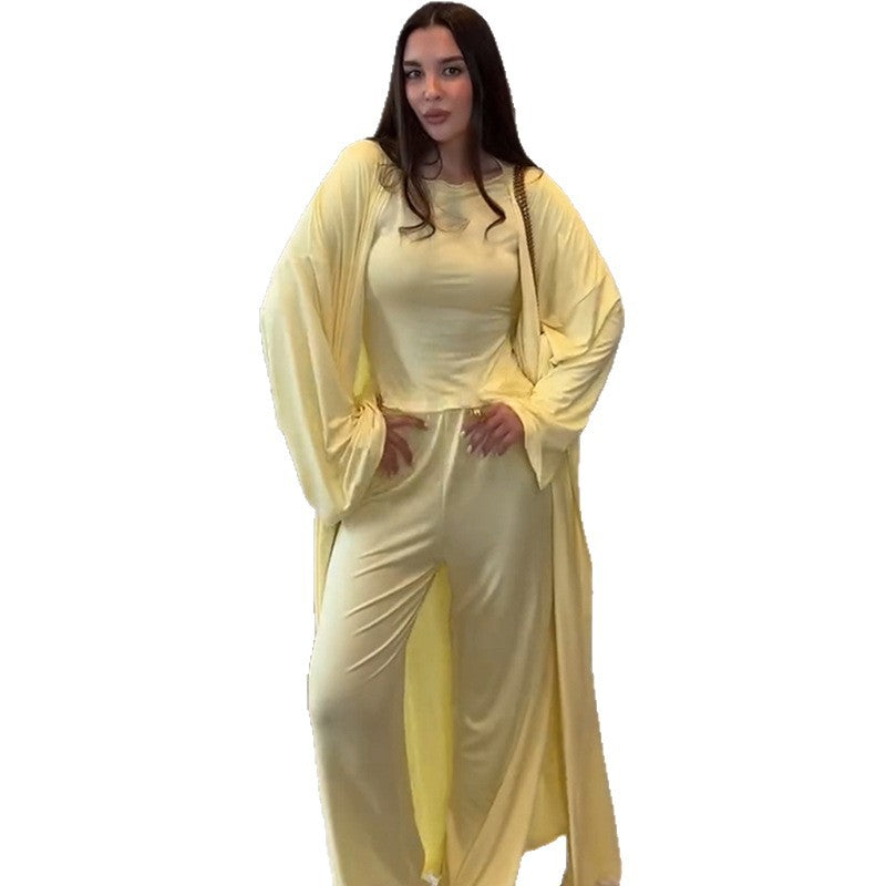 Damer vidare skuren jumpsuit-set med avslappnade ärmar Mirla-Eva Jonsson