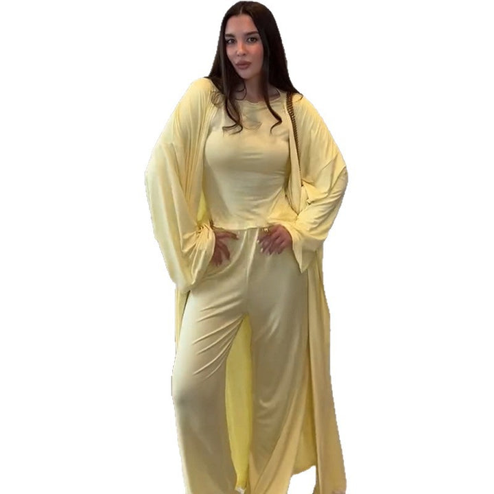 Damer vidare skuren jumpsuit-set med avslappnade ärmar Mirla-Eva Jonsson