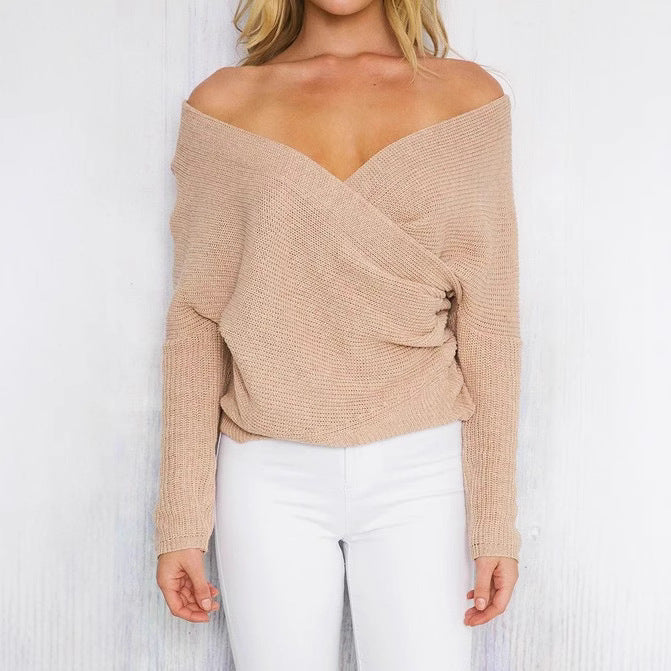 Damer viktröja med djup V-urringning och avslappnad passform Eva Jonsson-Eva Jonsson