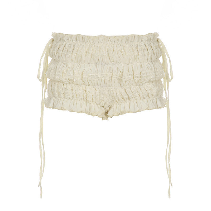 Damer volangshorts med justerbara snören Mirla-Eva Jonsson