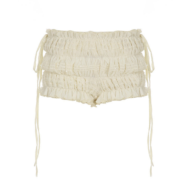 Damer volangshorts med justerbara snören Mirla-Eva Jonsson
