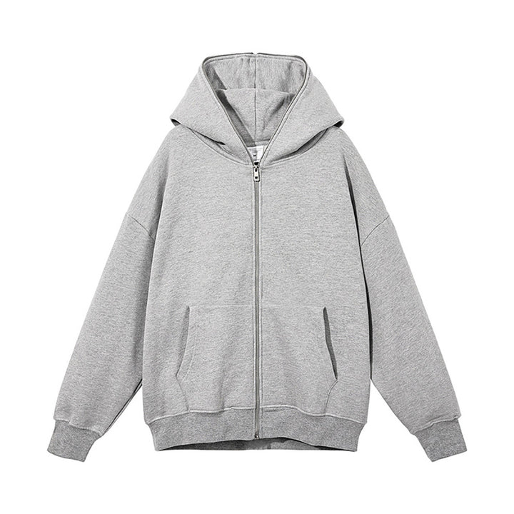 Damer zip-hoodie med hög krage och praktiska fickor Eva Jonsson-Eva Jonsson