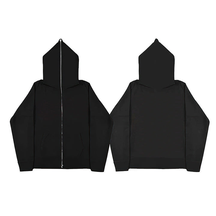 Damer zip-hoodie med hög krage och praktiska fickor Eva Jonsson-Eva Jonsson