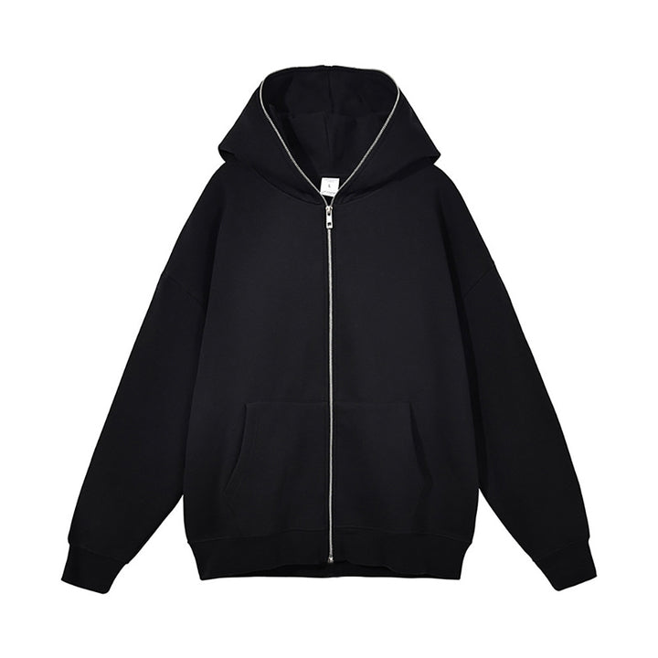 Damer zip-hoodie med hög krage och praktiska fickor Eva Jonsson-Eva Jonsson