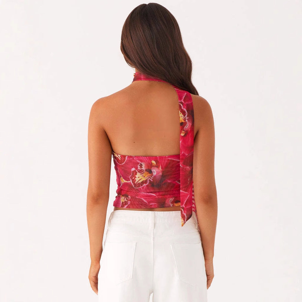 Damern Bandeau-top med raffinerade bindband Mirla-Eva Jonsson