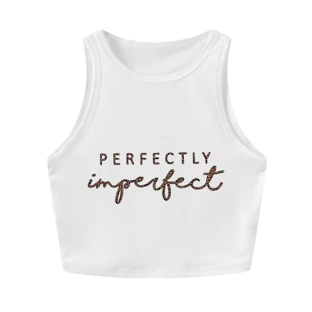 Damern Crop-Top med iögonfallande tryck och kroppsnära snitt Mirla-Eva Jonsson