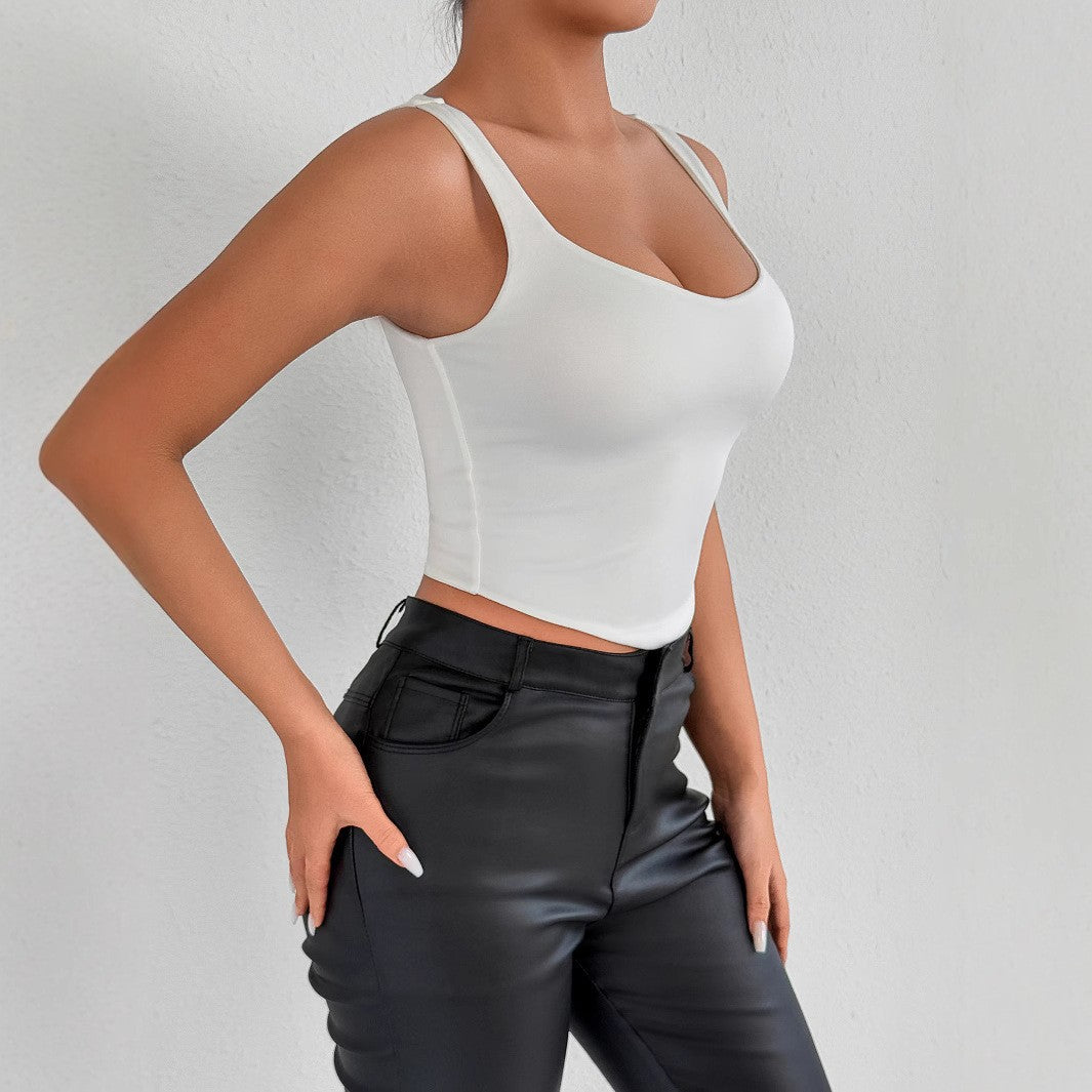 Damern Crop-Top med moderiktig skärning och komfort Mirla-Eva Jonsson