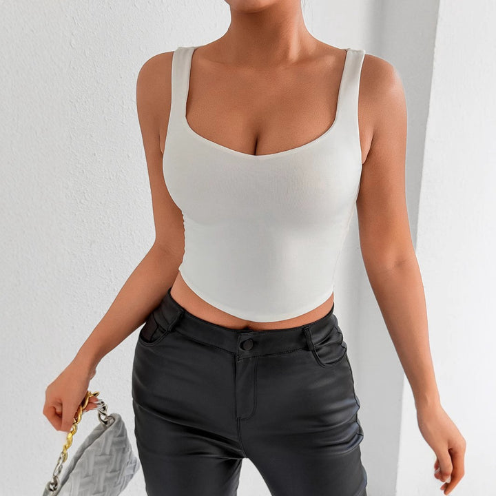 Damern Crop-Top med moderiktig skärning och komfort Mirla-Eva Jonsson